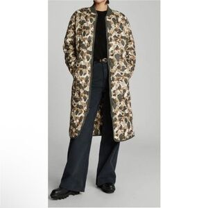 Everlane The ReNew Long Liner in the Biscotti Camo size XS new